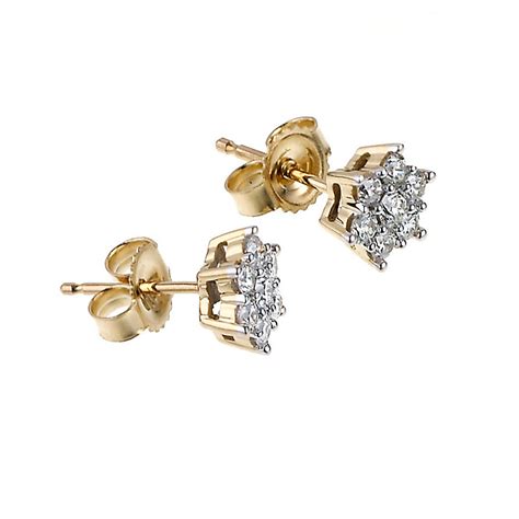 ernest jones earrings|ernest jones diamond cluster earrings.